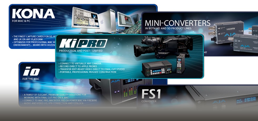 AJA | Video Interfaces, Conversion & Desktop Solutions AJA | Video Interfaces, Conversion & Desktop Solutions
