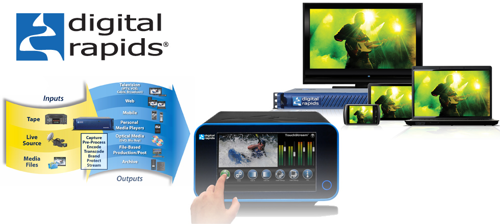 Digital Rapids | Streaming, Encoding, Transcoding, Protection, Playout, and Delivery. Digital Rapids | Streaming, Encoding, Transcoding, Protection, Playout, and Delivery.