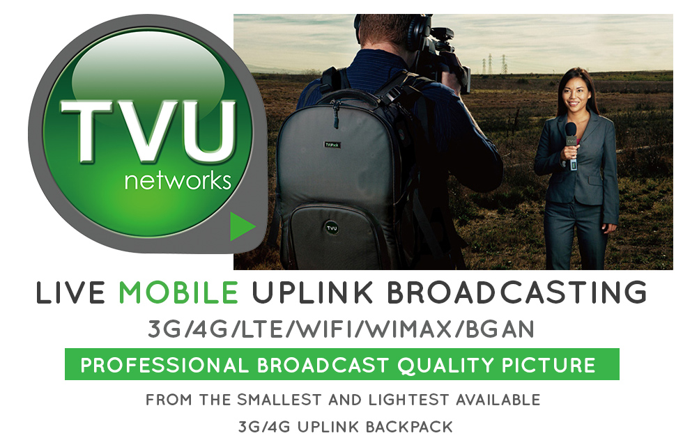 Broadcast Live over Cellular with TVU Pack - VidCom Ltd.