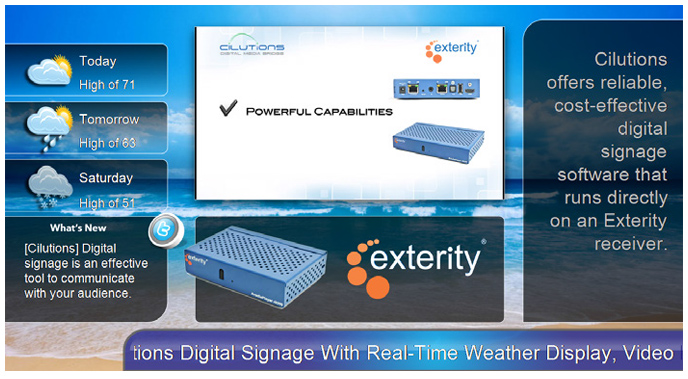 Exterity - Digital Signage