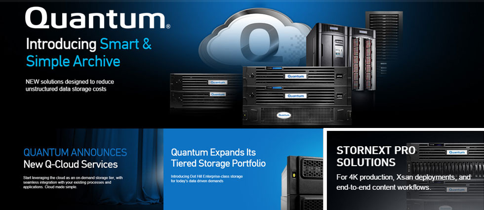 Quantum :: Leading experts in scale-out storage, archive and data protection