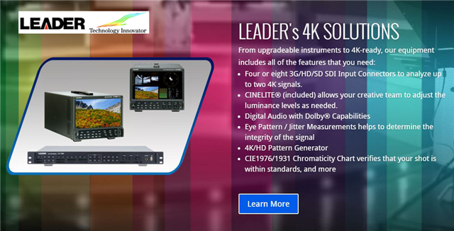 Leader's 4K Solutions