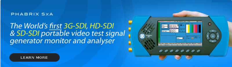 Phabrix Portable Test and Measurement Devices