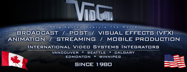 VidCom Professional Resellers for Animation, VFX, Broadcast, Post-production, Streaming and more | Sales & Rentals | Since 1980