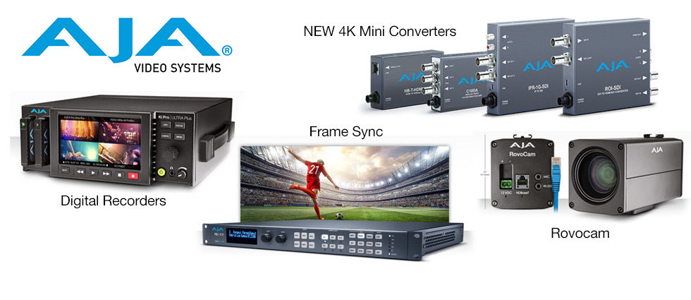 AJA Video Systems :: Video Capture – Mini-Converters – Digital Recording and Playback