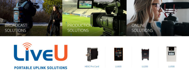LiveU :: Portable Uplink Solutions LRT 5G for Live Production