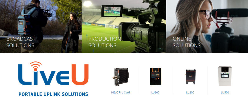 LiveU :: Portable Uplink Solutions LRT 5G for Live Production