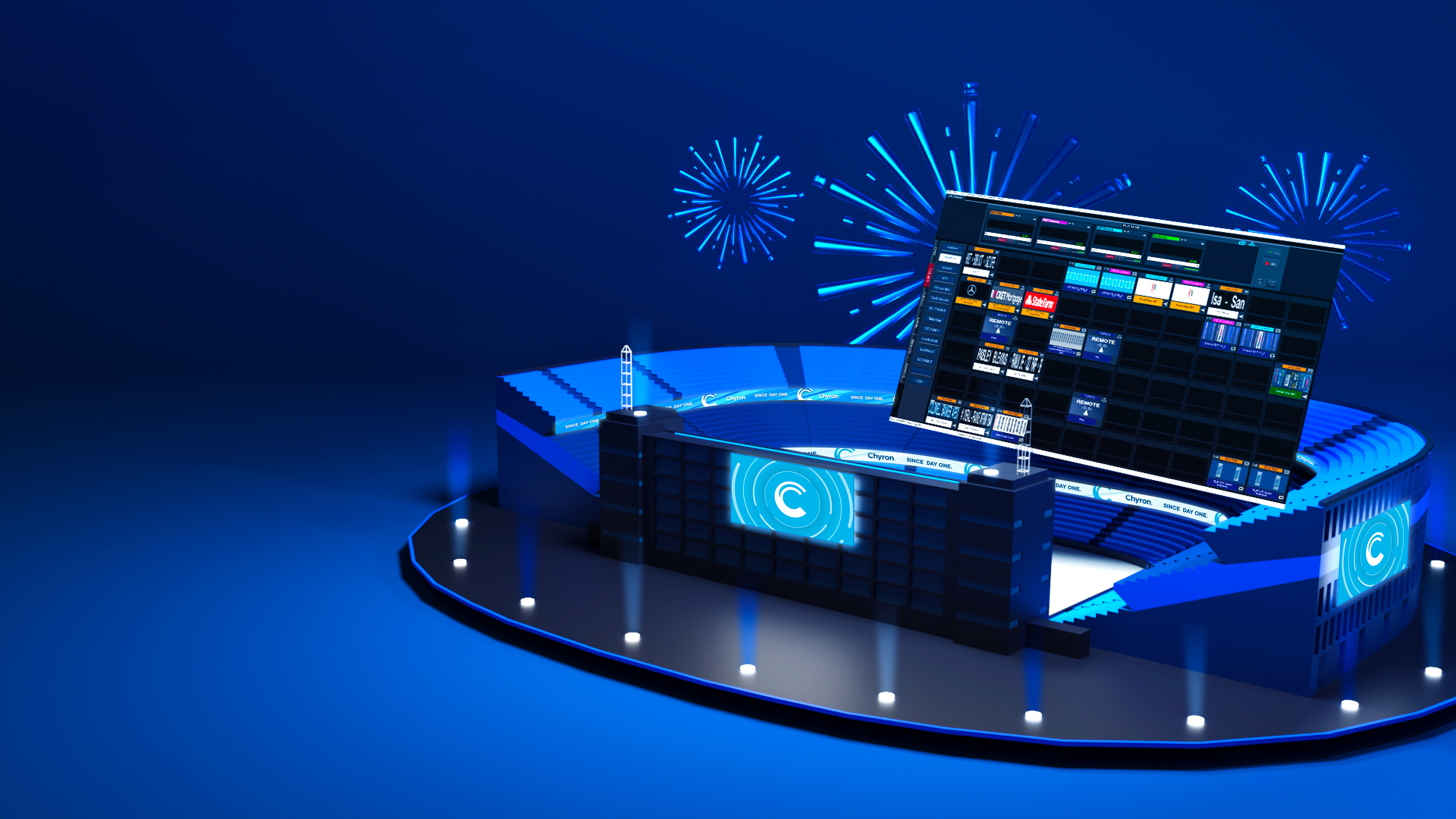 Chyron – Graphics & Branding Systems for Canadian stadiums with VidCom