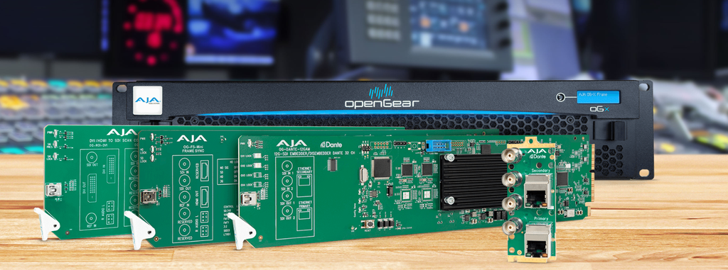 AJA Open Gear Infrastructure in Canada with VidCom Communications