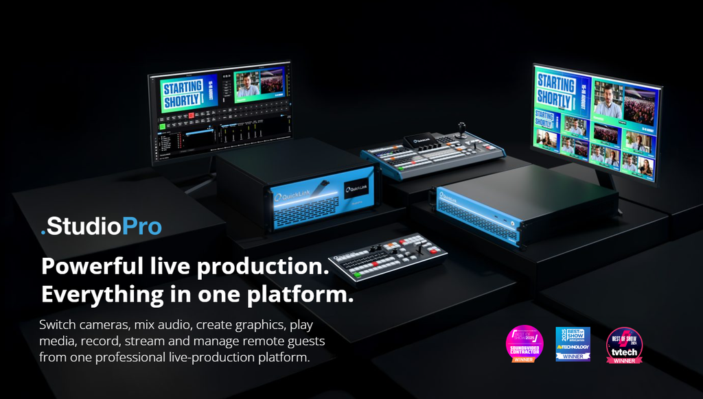 Quick Link Studio Pro in canada with VidCom 